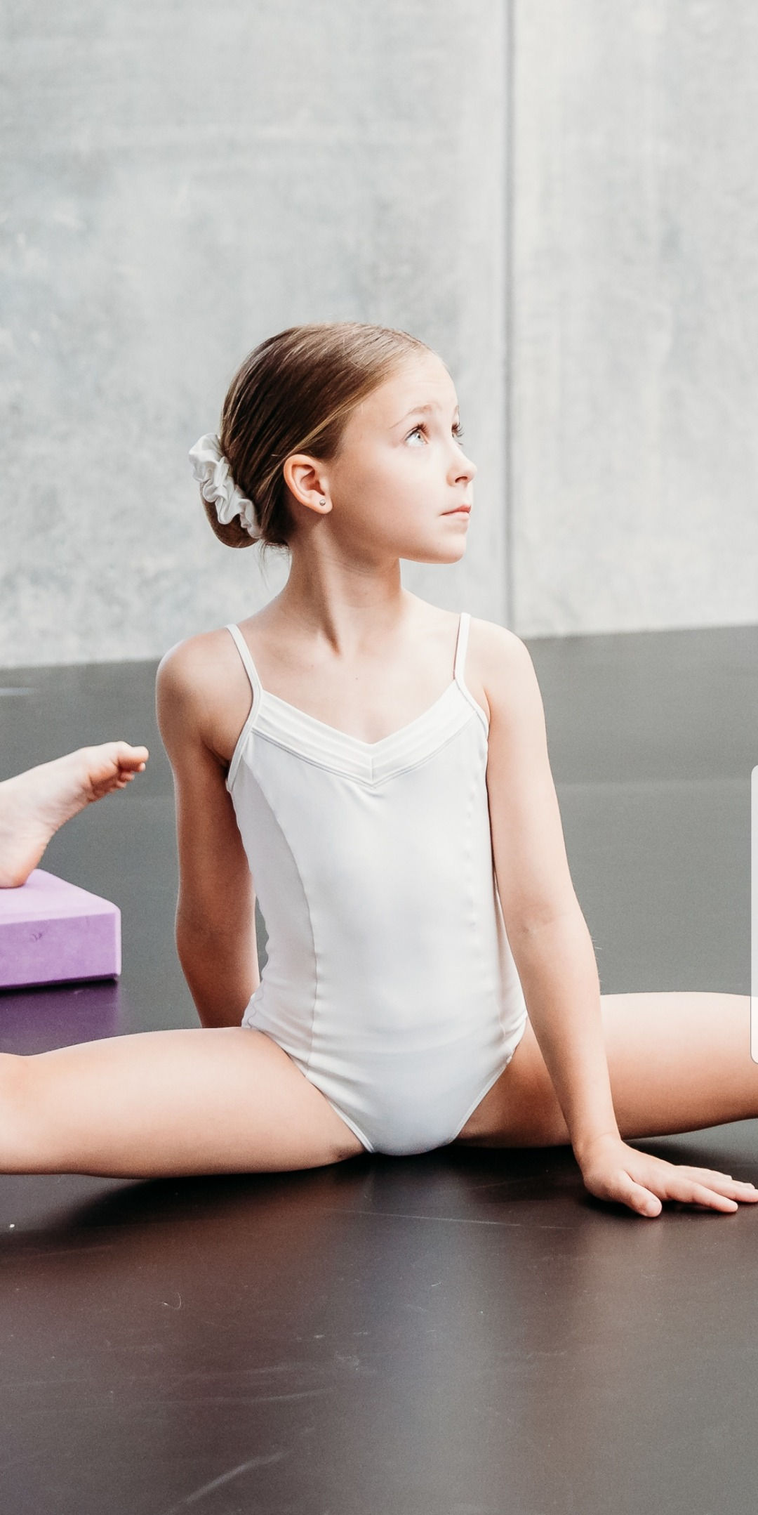 White Girls Bloch Leotard