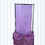 Thumbnail: Dance rack and Roll purple glitter garment roller bag with costume rack