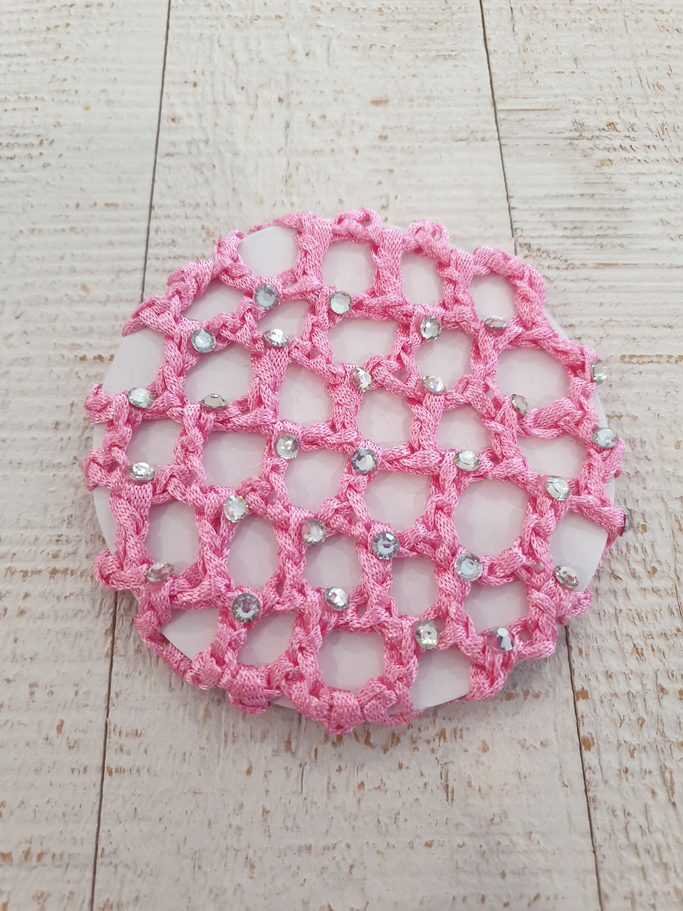 Thumbnail: Crochet Diamante Ballet Bun nets