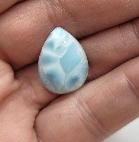 Larimar Teardrop Cabochon