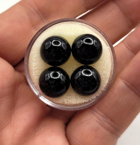 Black Onyx Cabochon 10mm