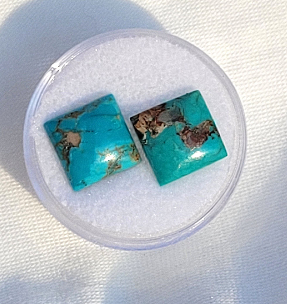 Hubei Turquoise Square Cabochon