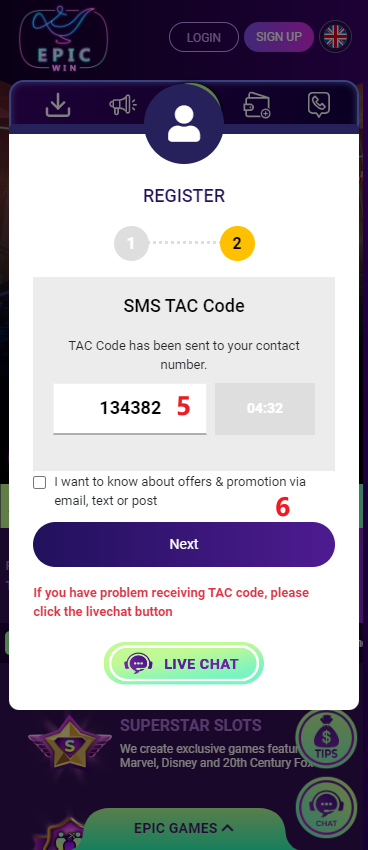 Step 1 - Sign Up as New Member at EpicWin (Part 1)