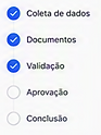 Fluxo de trabalho de RH com aprovações, validações e assinatura digital