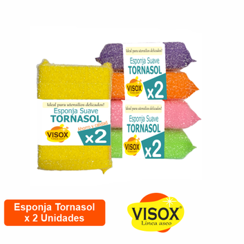 ESPONJA TORNASOL X 2 UNIDADES