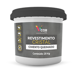Revestimento Cristal e Cimento Queimado
