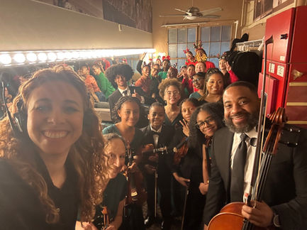 Backstage San Bernardino Symphony