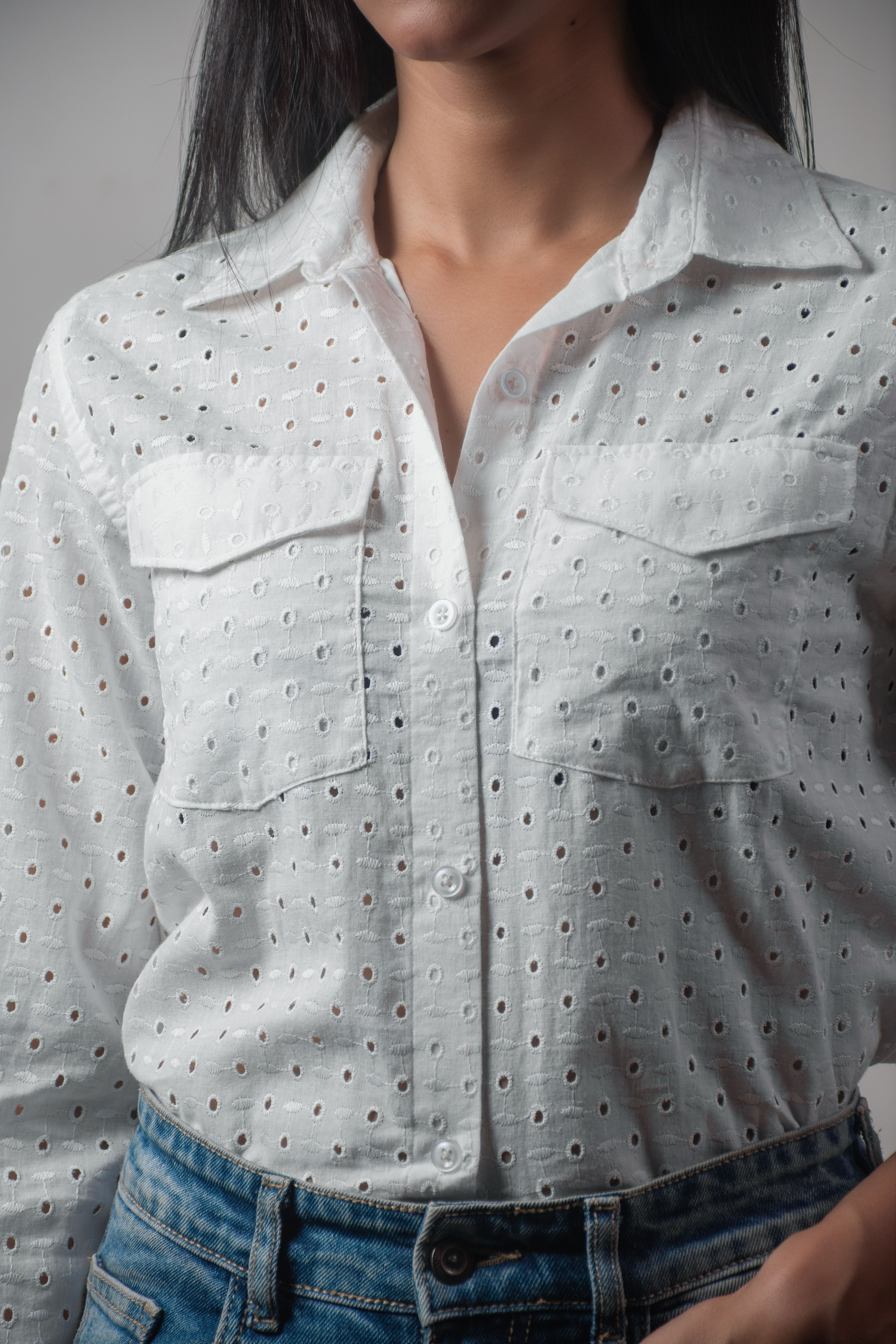 English Embroidery Shirt