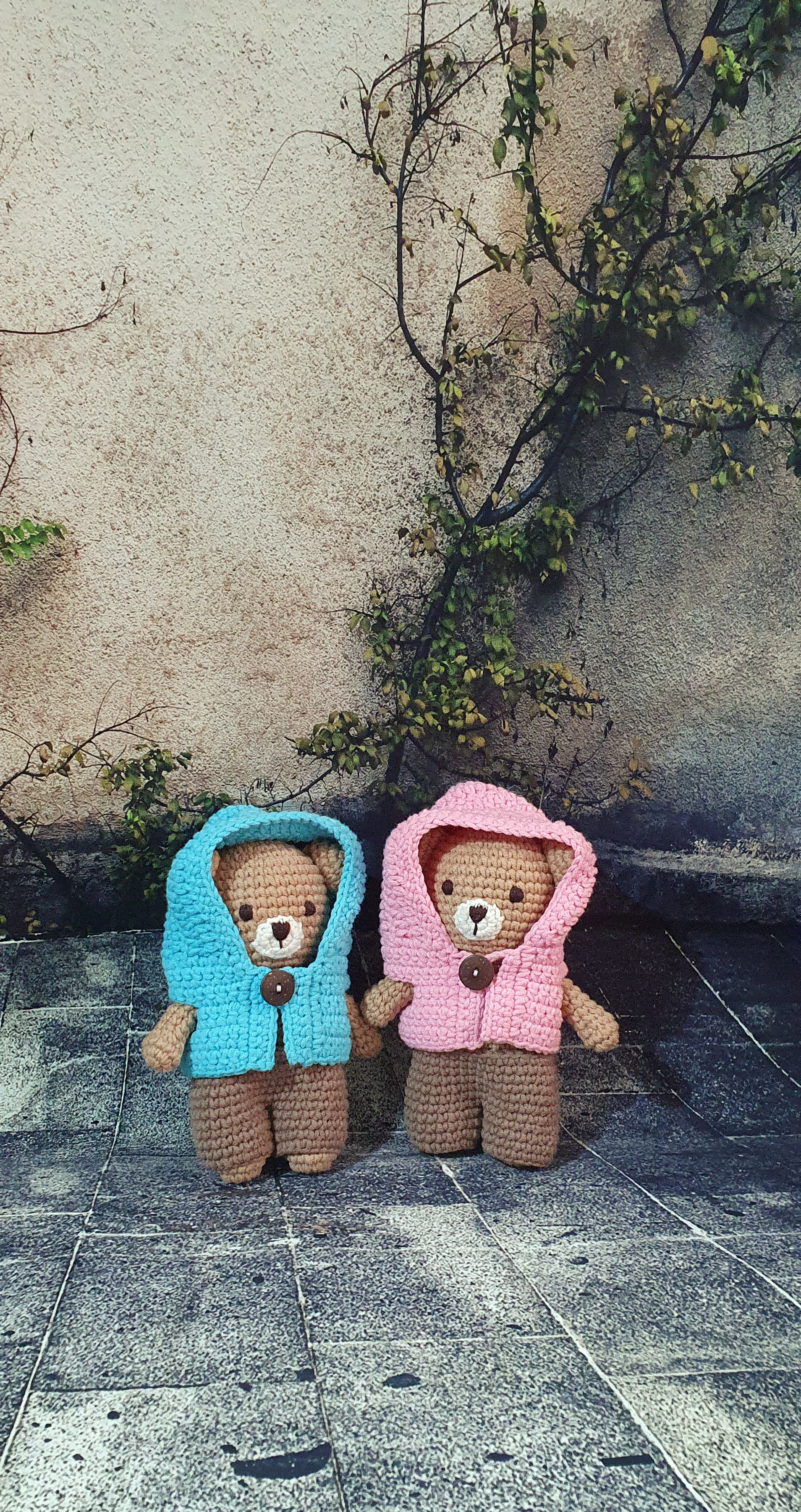 Benny 🐻 & Lulu 🧸handmade crochet bears