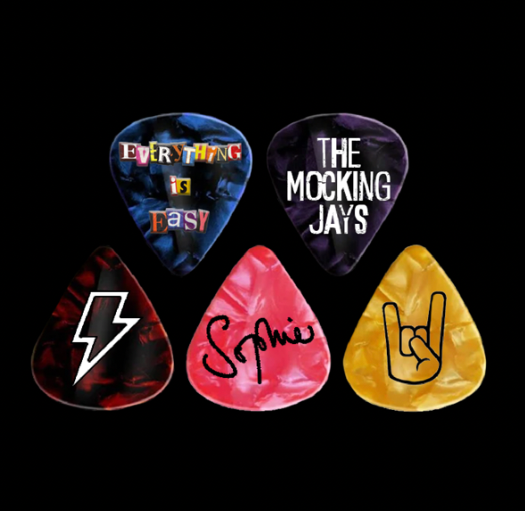 Pack of Signed Guitar Picks