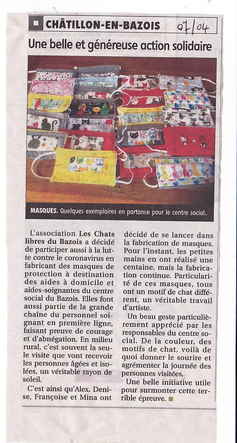 article Journal du Centre CLB masques.jp
