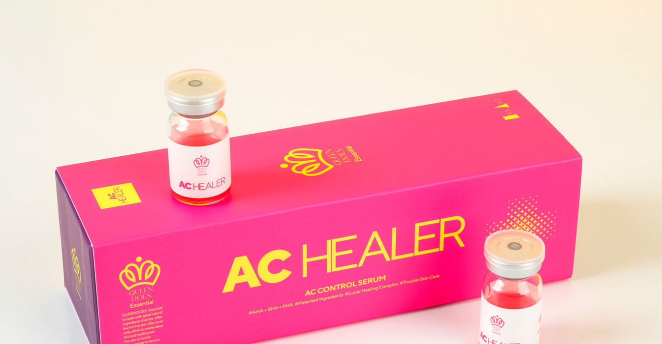 Queendoes Essential AC Healer 2 Vials and Box