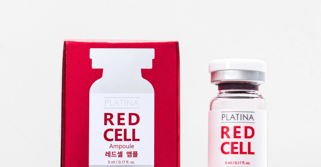 Platina Glutathion Red Cell One Vial and Box