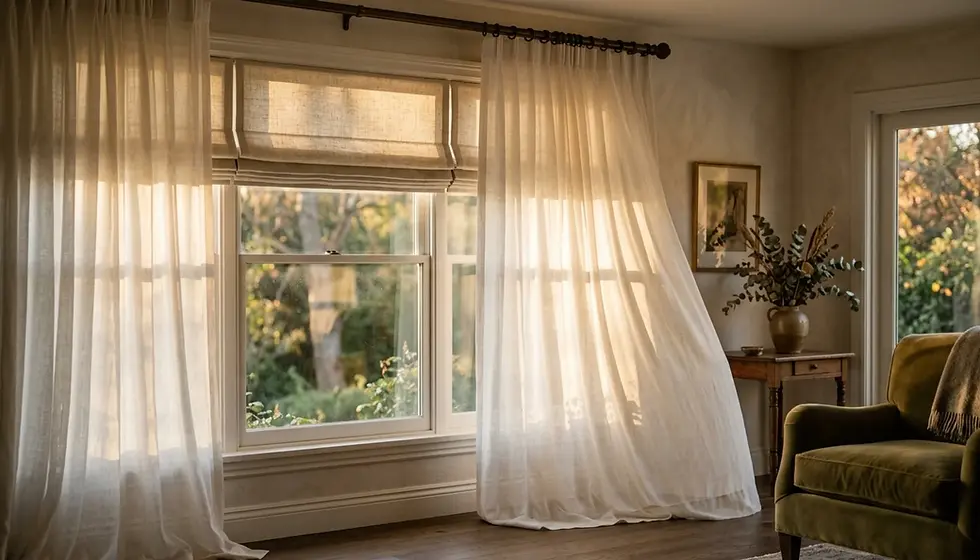 Roman Shades and Curtains Together: What Nobody Tells You