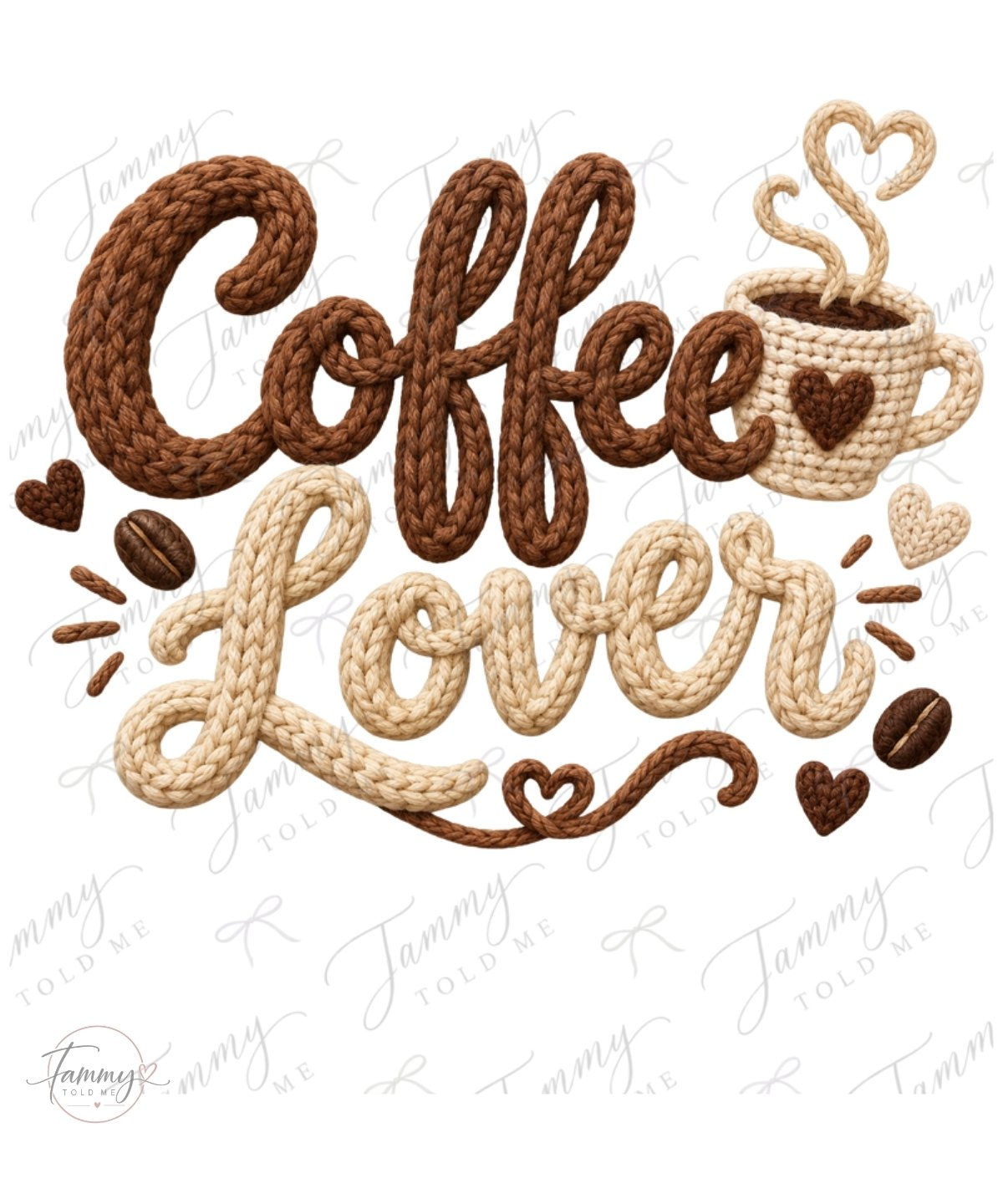 Coffee Lover PNG digital download design