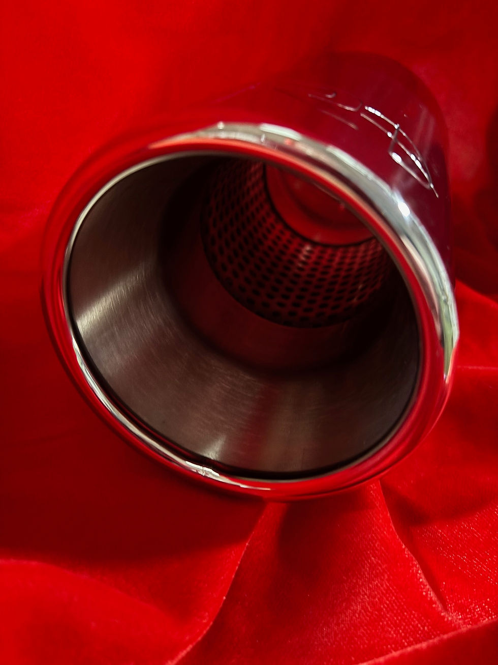 Polished Tail Trim with Brushed Finish Cone Insert.