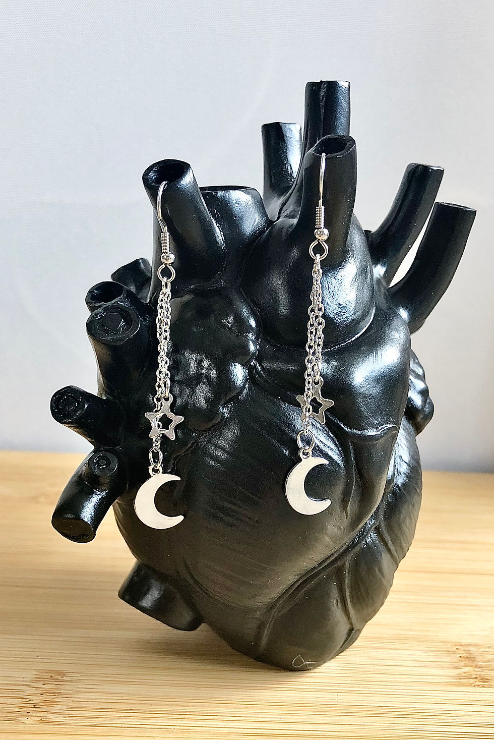 Thumbnail: Moon and star earrings