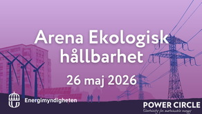 Välkommen till Arena Ekologisk hållbarhet 26 maj! 