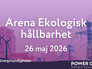 Välkommen till Arena Ekologisk hållbarhet 26 maj!