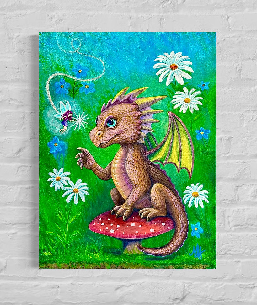 Zizzletail & Wispra Print - Adopt a Dragon (Tier 2 & 3)