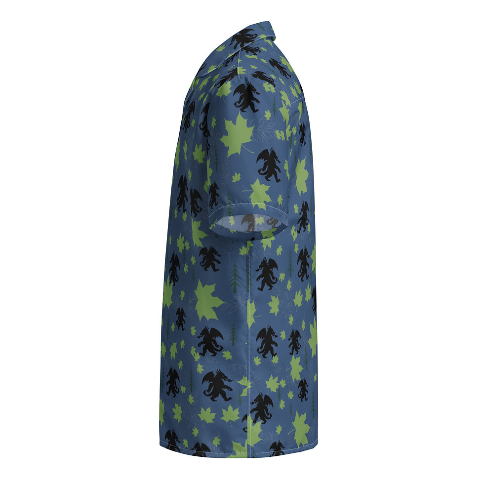 Thumbnail: Dragonsquatch™ Party Shirt - Woodland Azure
