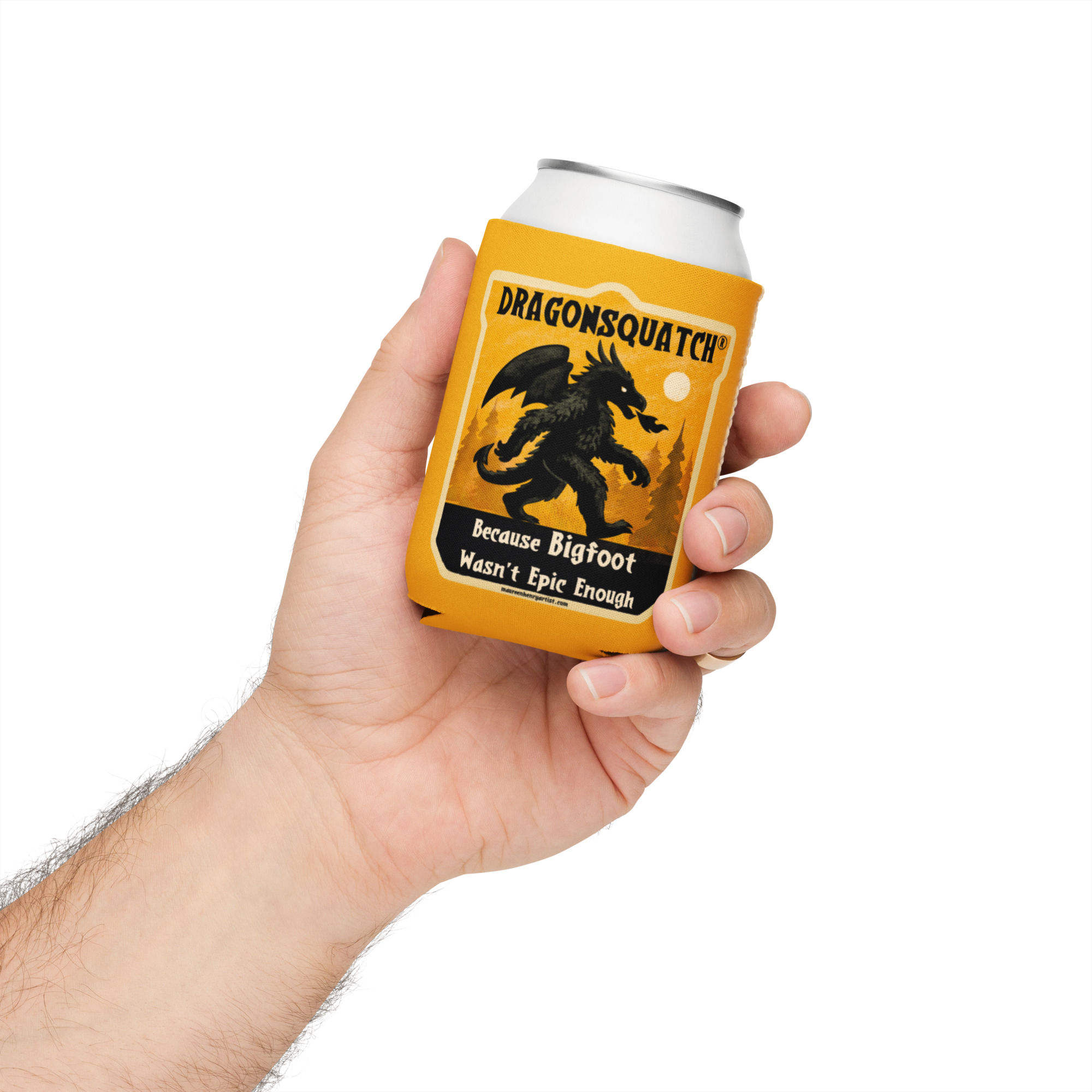 Dragonsquatch® Double-Sided Can Cooler
