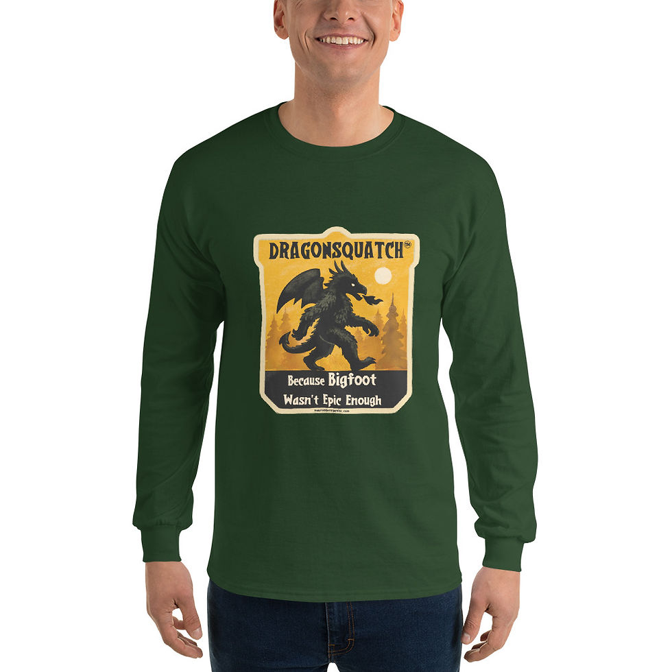 DRAGONSQUATCH™ Long Sleeve Tee – Because Bigfoot Wasn’t Epic Enough