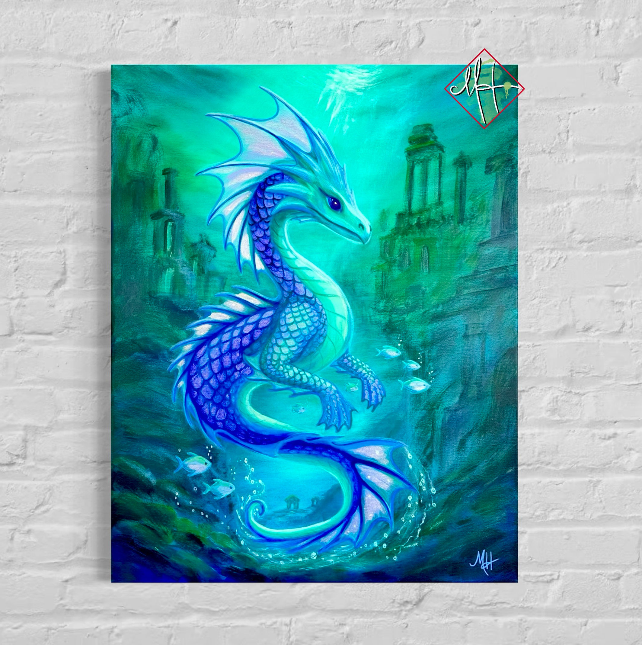 Queen of the Hidden City - Shimmara Original Painting - 28x22”