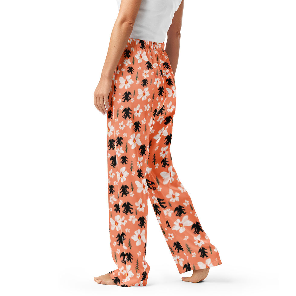 Thumbnail: Dragonsquatch™ Women’s Lounge Pants – Sunset Peach