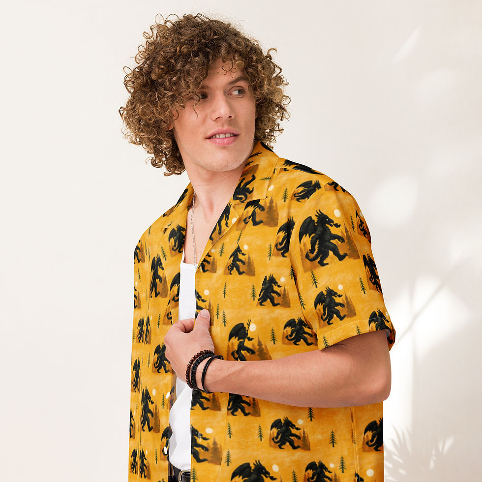 Thumbnail: Dragonsquatch™ Party Shirt - Golden Forest