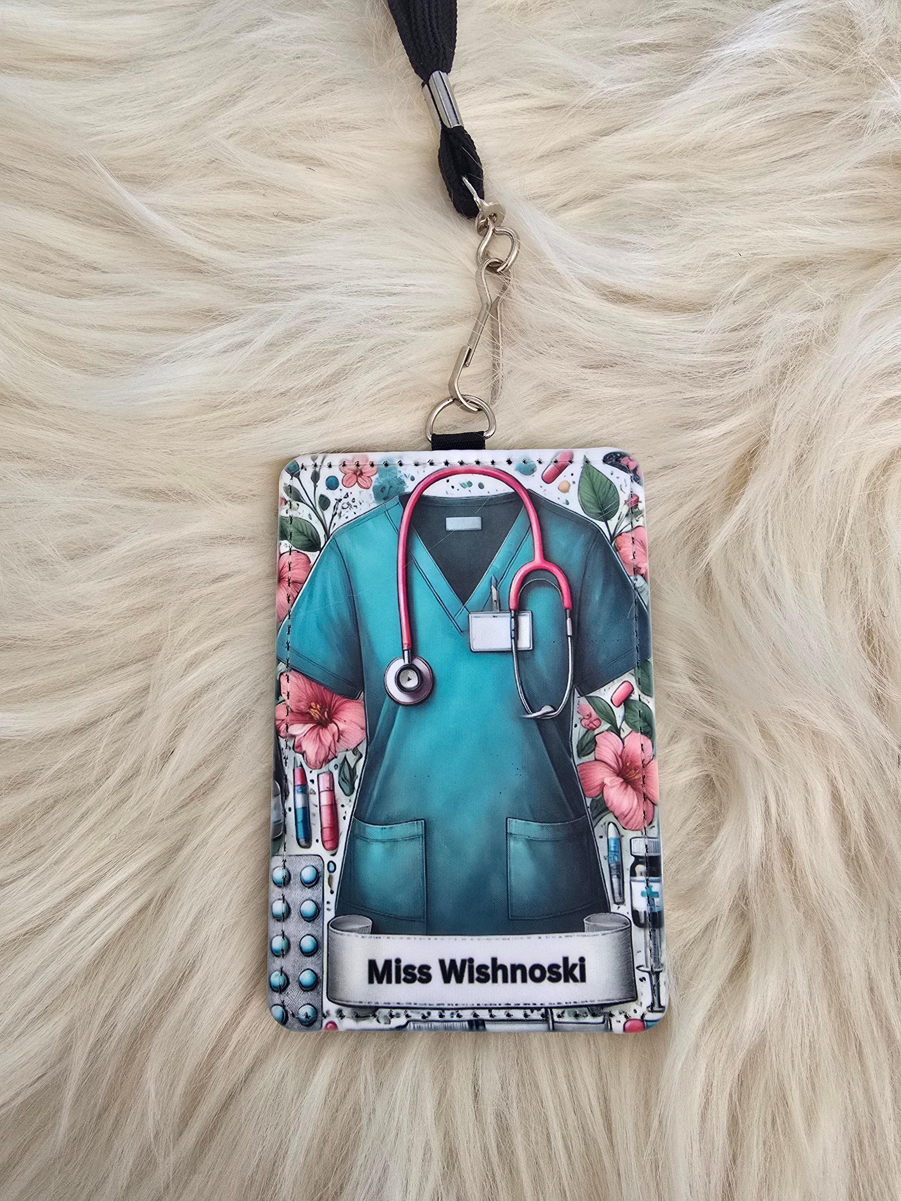 Nurse Scrubs ID Holder