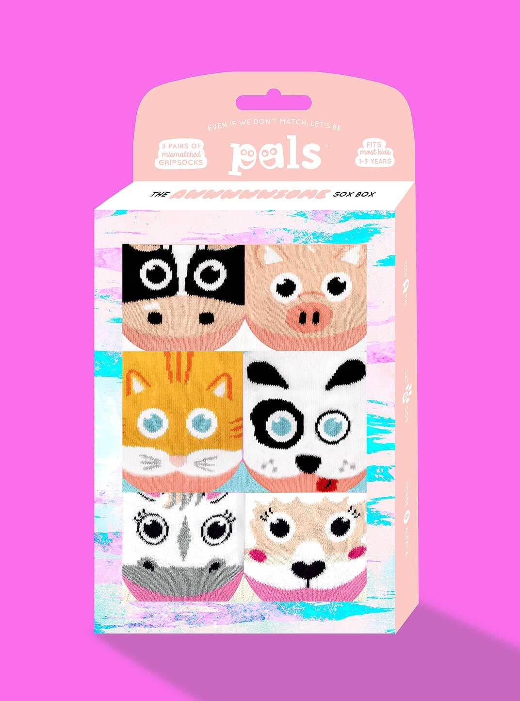 Pals Awwwwsome Sox Box Gift Set Babies & Toddlers (Age 1-3)