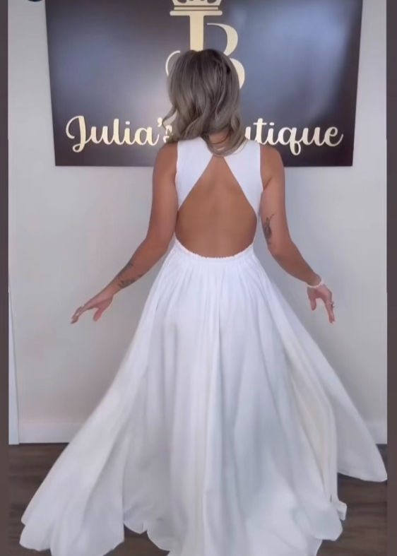 Thumbnail: Long Dress Open Back -10098