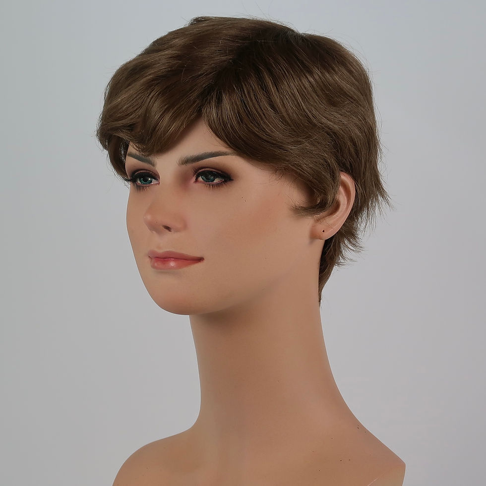 Thumbnail: SHORT right side part small wig 658