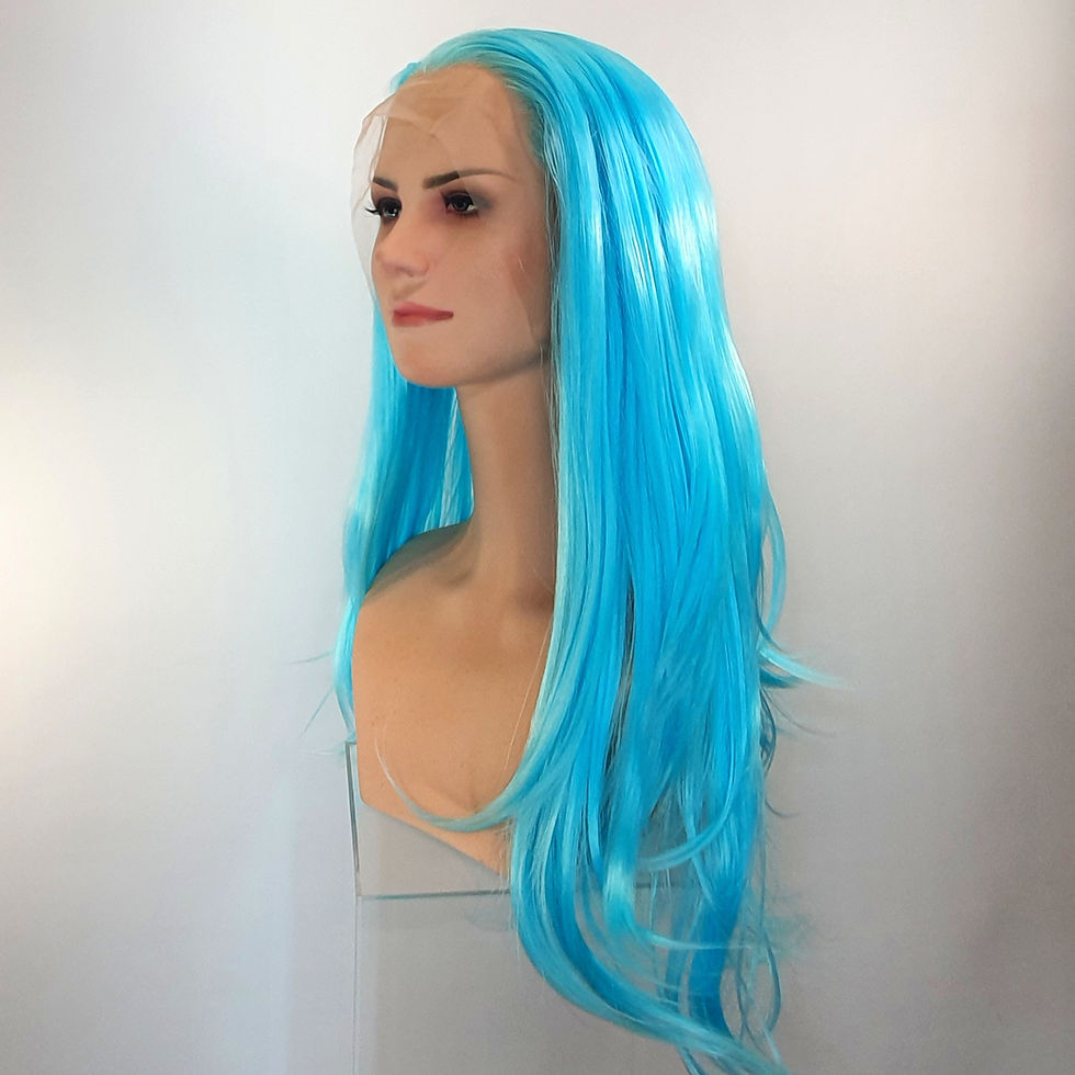 Thumbnail: Candy Floss Blue lace front *