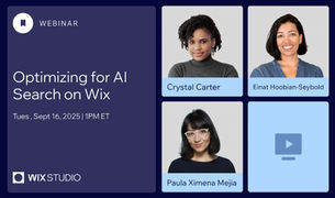 Wix webinar on AI visibility