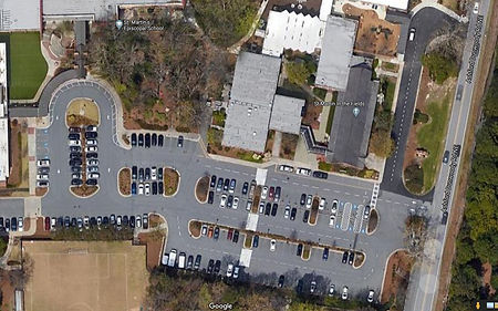 Satellite view St Martin parking lot_2.