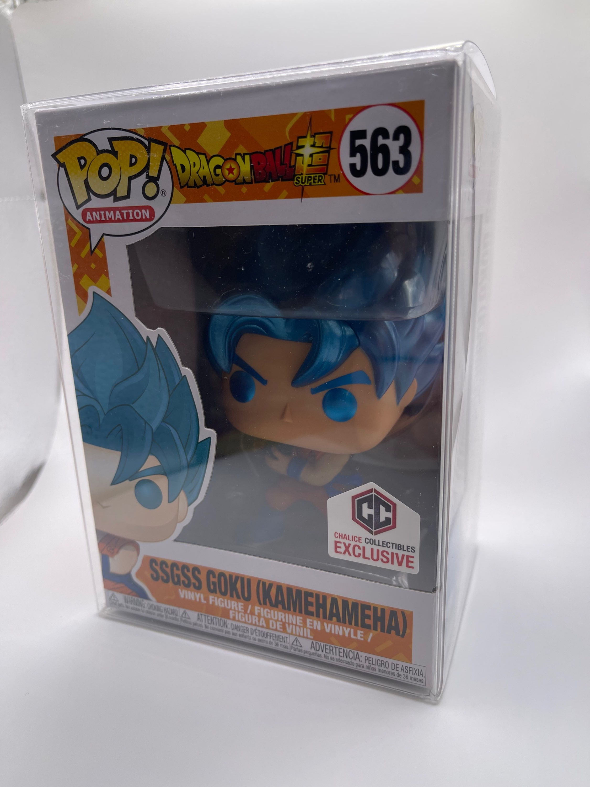 Funko Pop, SSGSS Goku (Kamehameha), Dragon Ball Z Super, Chalice Coll. Ex., #563