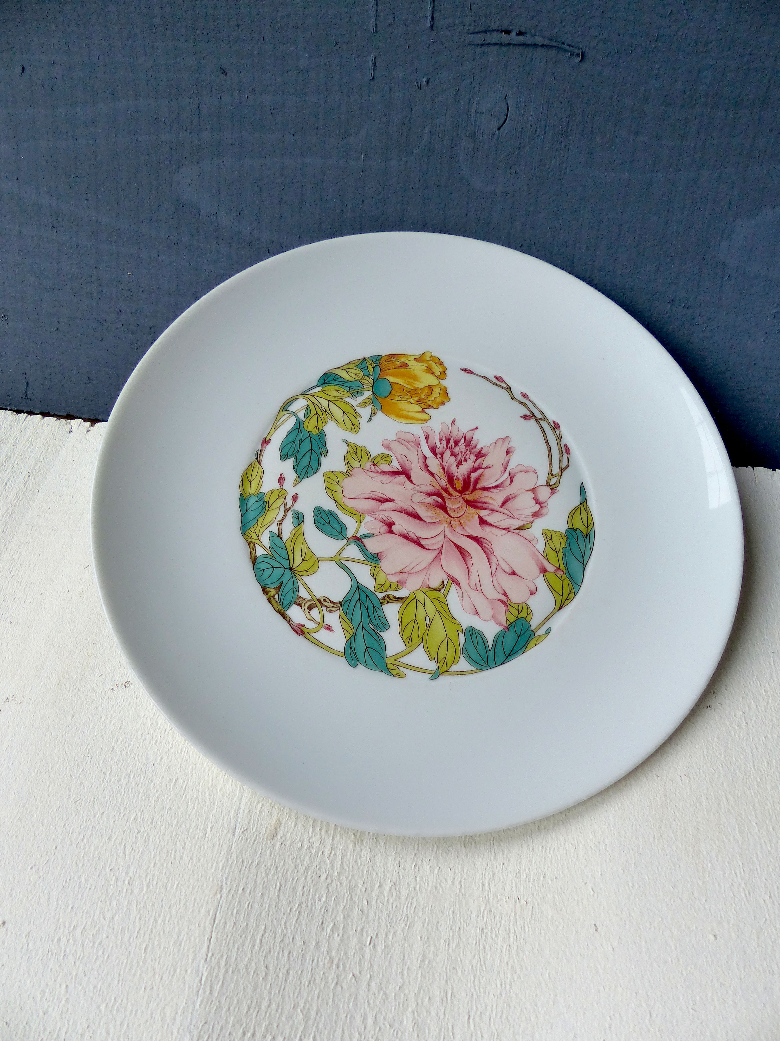 Assiette Fleurs Georges Boyer - Porcelaine de Limoges