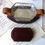 Miniature : Plateau miroir + boite en verre des années 50