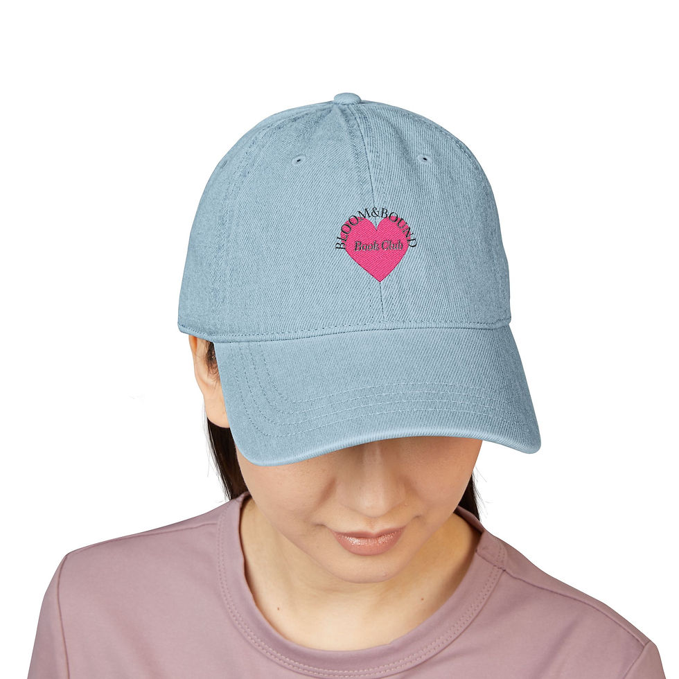 Thumbnail: Bloom&Bound Bookclub Denim Hat (Embroidery)