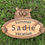 Thumbnail: Personalized Oval Bear Sign