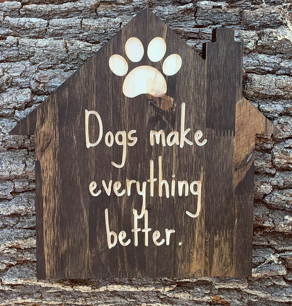 Thumbnail: Dog House Sign with Hooks