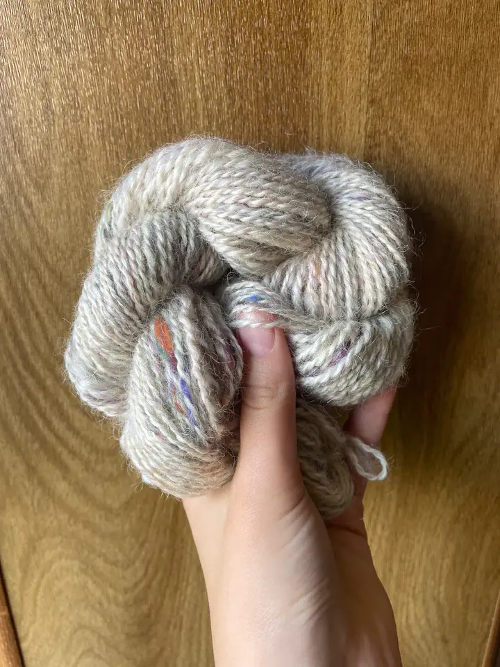 BL (Border Leicester) / dyed Merino Yarn, 100yd skeins, 2-ply Sport wt.
