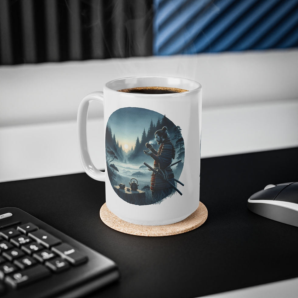 Thumbnail: Samurai Drinking Tea