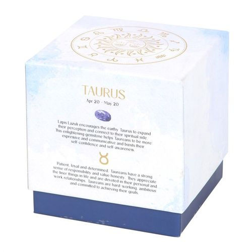 Thumbnail: Taurus Amber & Vanilla Gemstone Zodiac Candle