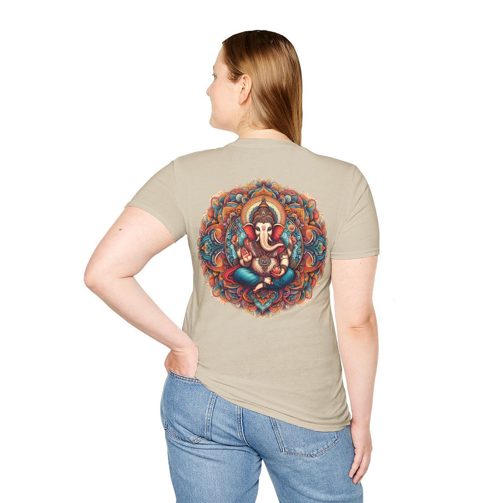 Miniatura: Enlighted Ganesh | Large Back Print