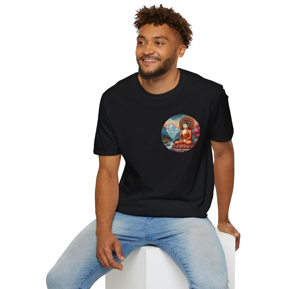 Miniatura: Meditating Buddha | Large Back Print