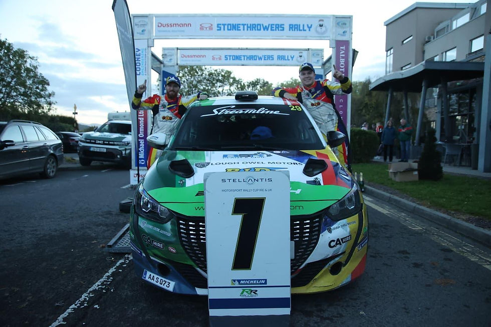 Mullen seals Class 2 victory and National Rally Championship title in Tipperary