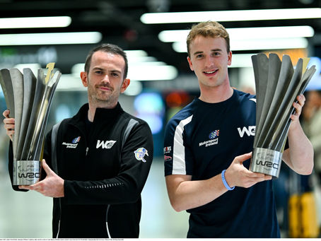 Motorsport Ireland homecoming celebration at Dublin Airport for Junior World Rally Champions William